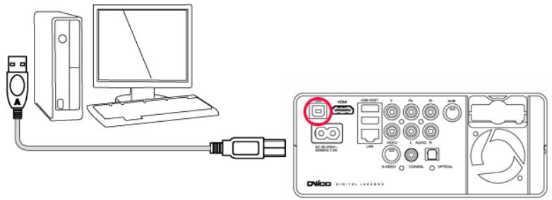 DVICO TVIX HD R-3300 - Utilisation en connexion USB avec un PC - 1