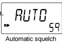 ICOM IC-Q7A - Réglage niveau squelch - 1