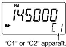 ICOM IC-Q7A - VFO et canaux de mémoire/appel - 3