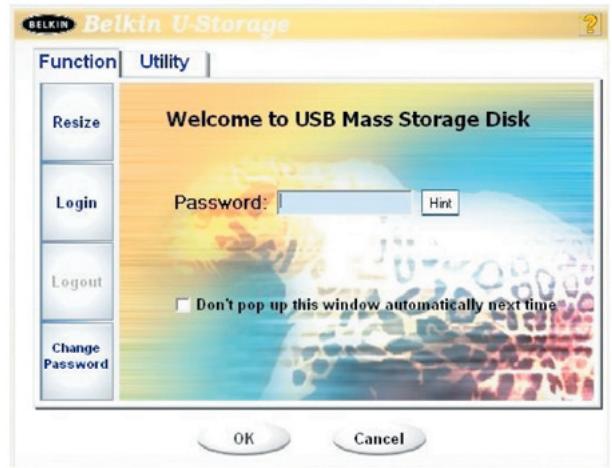 BELKIN MÉMOIRE FLASH USB 2.0 #F5U126 - De software gelebruiken (Belkin U-Storage) op het Windows-platform (vervolg) - 4