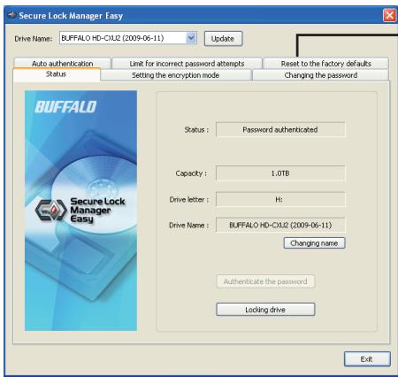BUFFALO HD-PXT : MINISTATION™ WITH HARDWARE ENCRYPTION - Ripristino dei valori predefiniti di fabbrica - 1
