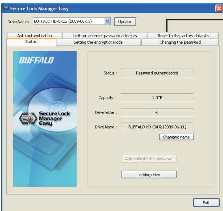 BUFFALO HD-PXT : MINISTATION™ WITH HARDWARE ENCRYPTION - 重設為原廠預設值 - 1