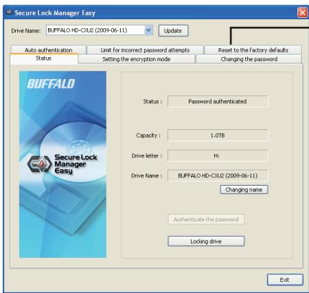 BUFFALO HD-PXT : MINISTATION™ WITH HARDWARE ENCRYPTION - Rücksetzung auf die werkseitigen Standardeinstellungen - 1