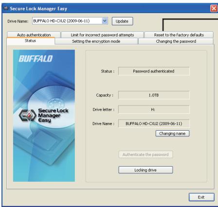 BUFFALO HD-PXT : MINISTATION™ WITH HARDWARE ENCRYPTION - 重设为出厂默认设定 - 1