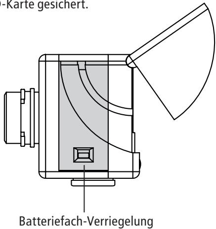 MINOX DCM 5.0 - Einsetzen der Batterie - 1