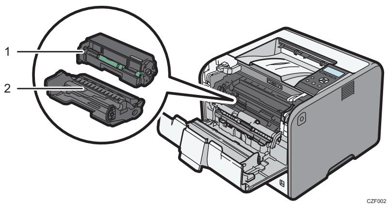 RICOH AFICIO SP 3600DN - Extérieur : vue arrêtée - 2