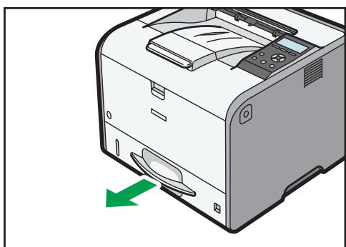 RICOH SP 3600SF - Message d'incident papier (A1) - 1