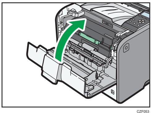 RICOH SP 3600SF - Si le papier n'est pas coincé dans l'unité de fusion, retirez le papier coincé depuis l'intérieur de l'imprimante. - 6