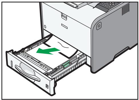 RICOH SP 3600SF - Message d'incident papier (A1) - 2