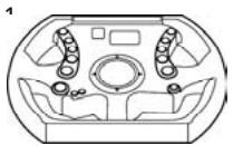 JOYTECH WILLIAMSF1 TEAM FORCE FEEDBACK RACING WHEEL - Box contents - 1