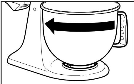 KITCHENAID ARTISAN 5KSM150PSEGA - Fixation/retrait du bol - 2