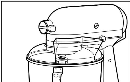 KITCHENAID ARTISAN 5KSM150PSEGA - Utilisation du couvercle verseur/protecteur* - 1