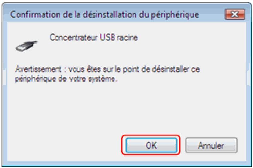 CANON IR 2202 - Supprimez les pilotes de classe USB affichés sous [contrôleurs de bus USB] - 1