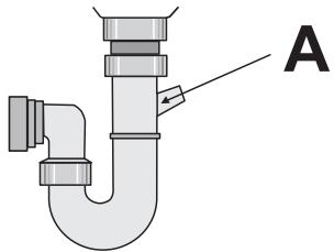 M-SYSTEM MVW651 - Anschluss des Ablaufschlauchs - 2