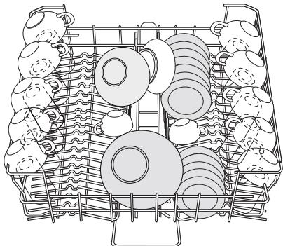 M-SYSTEM MVW651 - Full load: 12 standard place settings - 1