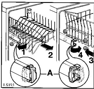 MARYNEN CMS80 - Réglage en hauteur du panier supérieur - 1