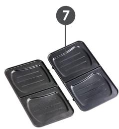 DOMO DO9148W - EINZELTEILEÜBERSICHT - 3