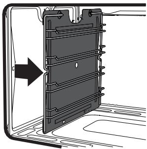 SMEG CPF9GPAN  -  CPF9GPBL -  CPF9GPOR -  CPF9GPR -  CPF9GPWH -  CPF9GPX -  CPF9GPYW -  CPF9GPBL -  CPF9GPOR -  CPF9GPR -  CPF9GPWH -  CPF9GPWH -  CPF9GPX -  CPF9GPYW - Démontage des glissières de support pour grilles et l'échafaudages - 2