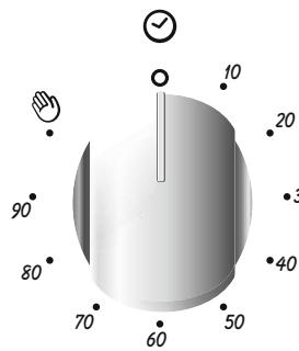 CANDY CCG6503PW - USING THE END OF COOKING TIMER - 1
