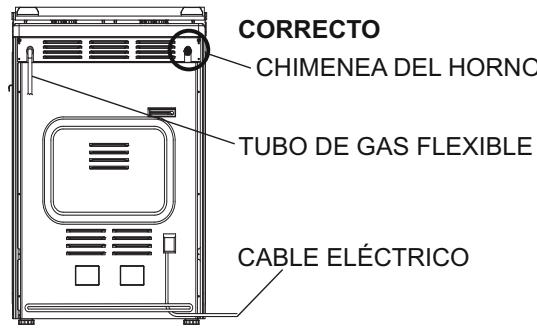 CANDY CCG6503PW - Conexión con un tubo flexible no metalico - 1