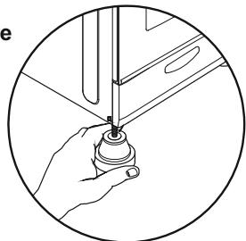 CANDY CCG6503PW - HÖHENREGULIERUNG DER FÜSSSE - 4