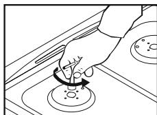 CANDY CCG6503PW - Reglarea sichimbarea injectoarelor Schimbarea injectoarelor - 1