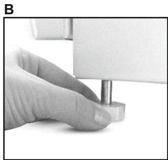 CANDY CCG6503PW - FEET ADJUSTMENT - 2