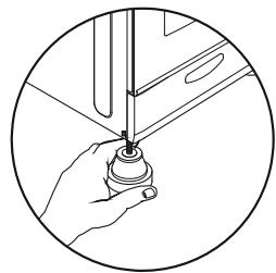 CANDY CCG6503PW - Patas ajustables - 1