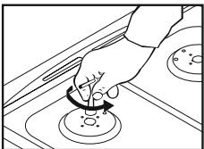 CANDY CCG6503PW - Ajuste Parada - 1