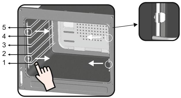 CANDY CCG6503PW - REMOVING AND CLEANING WIRE RACKS - 1