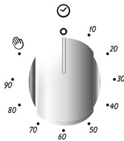 CANDY CCG6503PW - UTILISATION DE LA MINUTERIE DE FIN DE CUISSON - 1