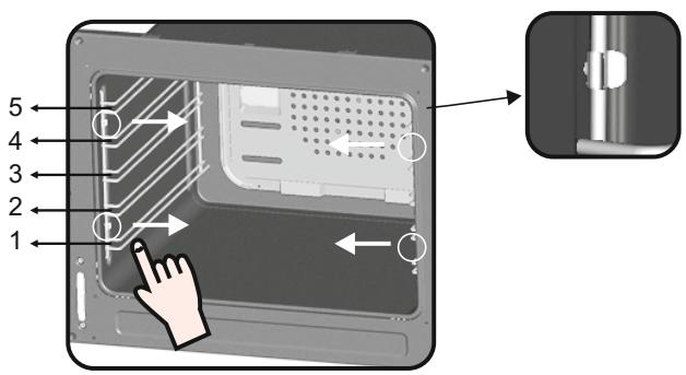 CANDY CCG6503PW - RIMOZIONE E PULIZIA DELLE GRIGLIE - 1
