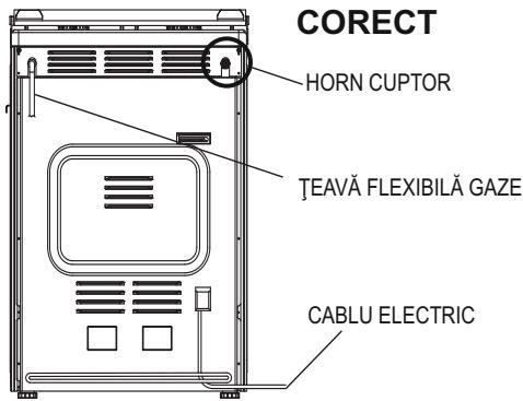 CANDY CCG6503PW - Conectarea prin intermediul unei tevi flexibile nematicale - 1