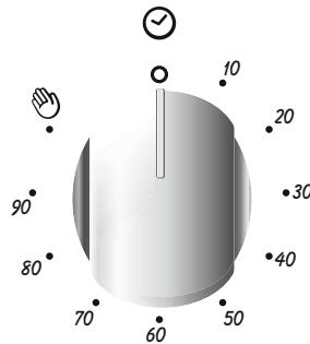 CANDY CCG6503PW - GEBRUIK VAN TIMER VOOR EINDE BEREIDINGSTIJD: - 1