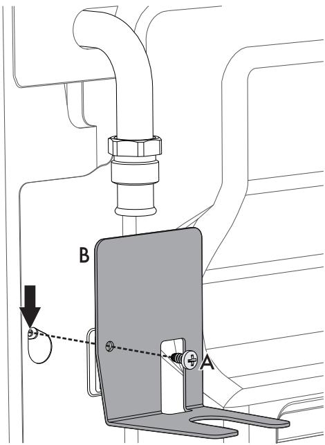 SMEG BM93IBL - Rallonge de raccord de gaz (seulement pour les modèles à pyrolyse) - 1