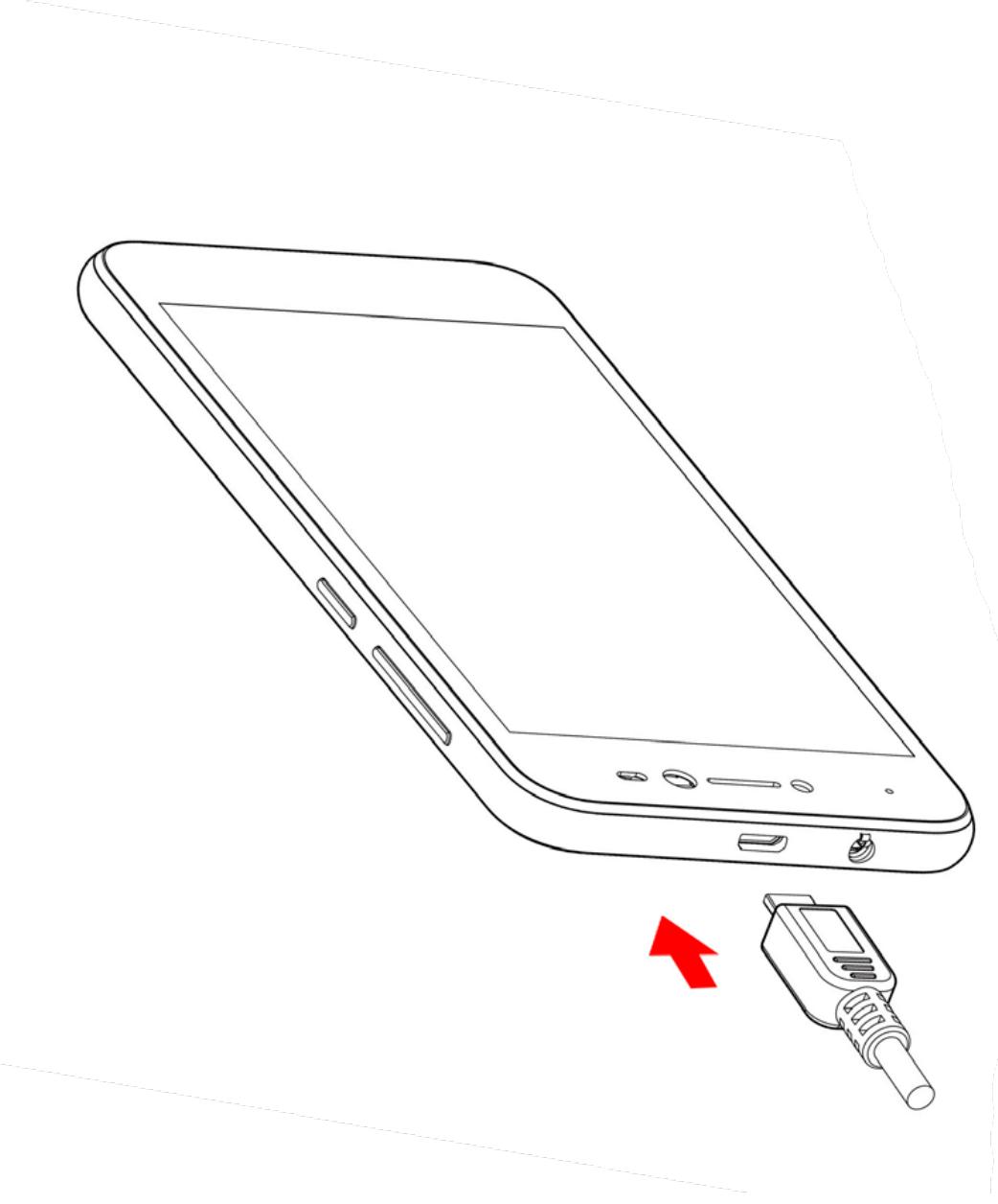WIKO Y50 - \~ Incarcarea Bateriei - 1