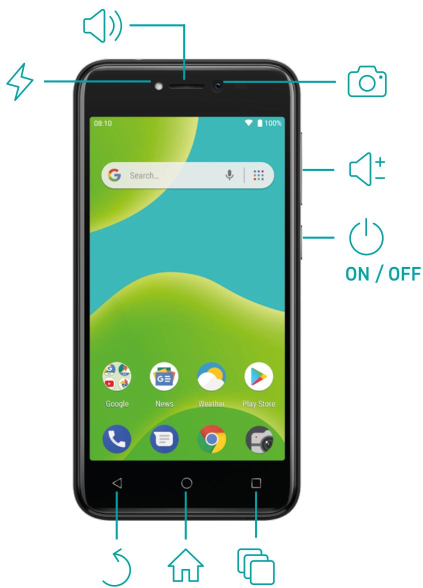 WIKO Y50 - Getting to Know Your Phone - 2