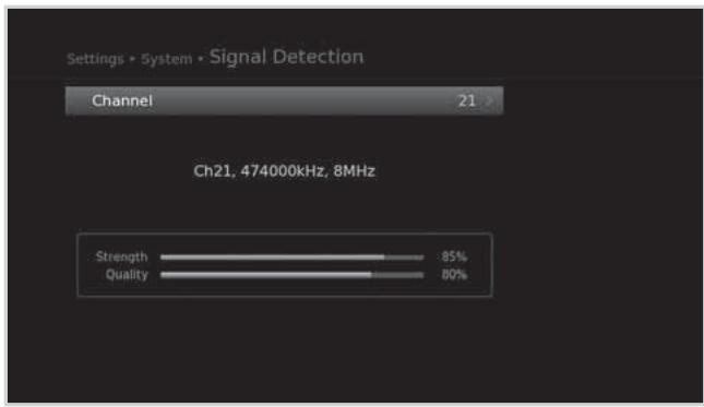 HUMAX E0773 - Signal Detection - 1