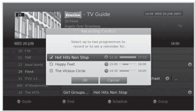 HUMAX 5301 - Scheduling Conflict - 1