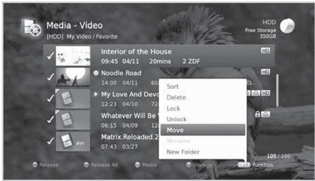HUMAX 5301 - Deleting Files - 1
