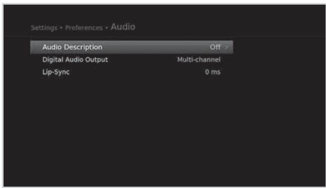 HUMAX 5301 - Setting Audio Description - 1