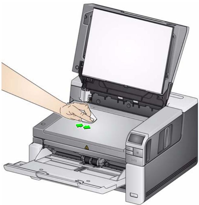 KODAK I3200 - Nettoyage de la vitre du module de numérisation à plat - 1