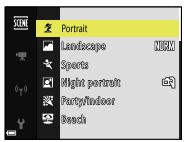 NIKON P950 - Scene mode (shooting suited to the shooting conditions) - 3