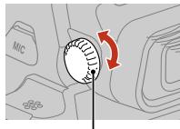 NIKON P950 - Diopter adjustment of the viewfinder - 1