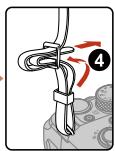 NIKON P950 - Attaching the strap - 3