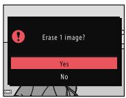 NIKON P950 - When the confirmation dialog is displayed, select [Yes] and press the  button. - 1