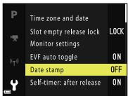 NIKON P950 - Press or rotate the multi selector to select a menu option, and press the button to confirm the selection. - 2