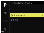 NIKON P950 - Custom Picture Control - 1