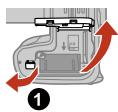 NIKON P950 - Attaching the EH-5d AC Adapter and EP-5C Power Connector - 1