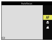 NIKON P950 - Selecting the focus mode - 2
